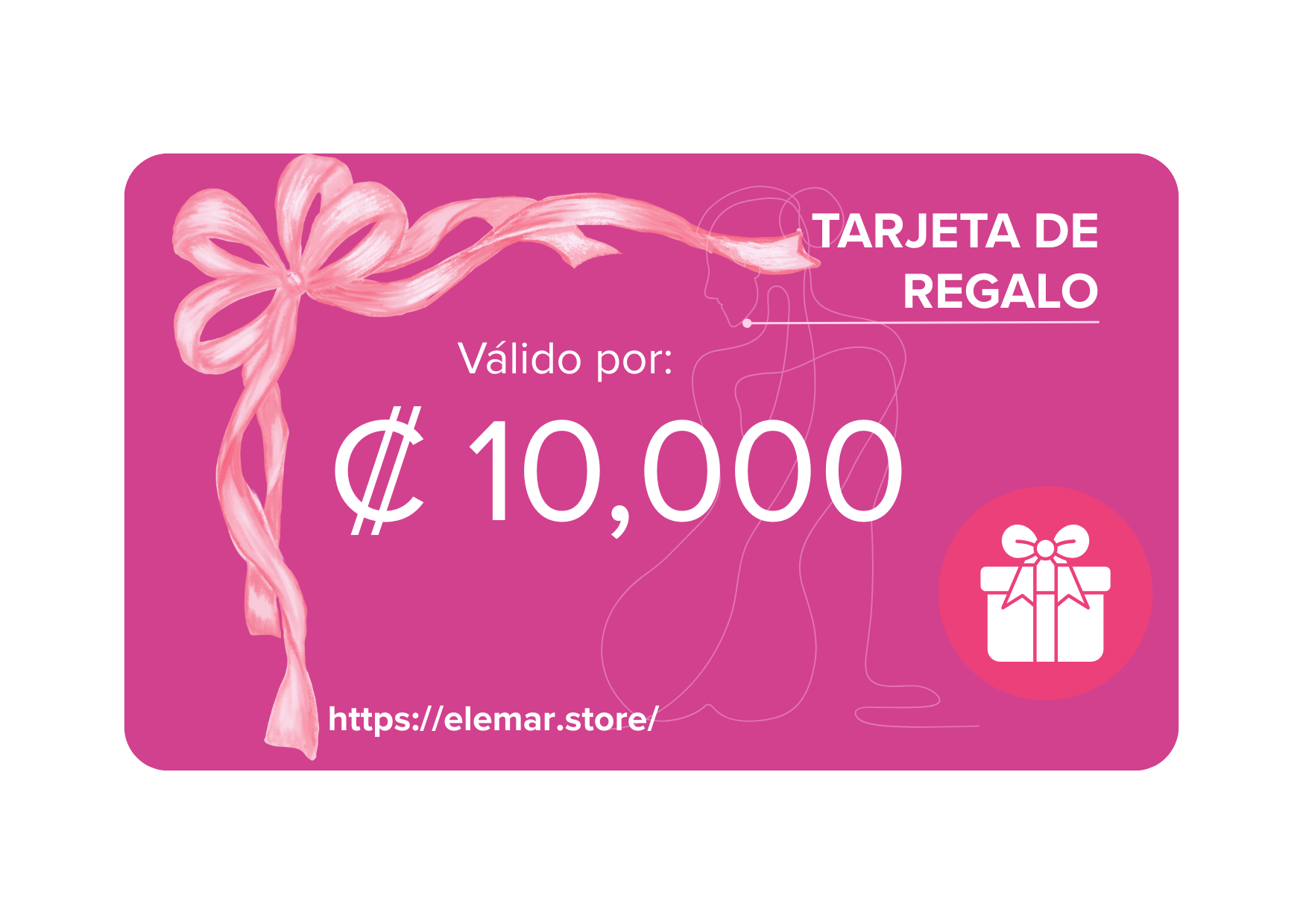 Tarjeta de regalo digital (el código llega al email)