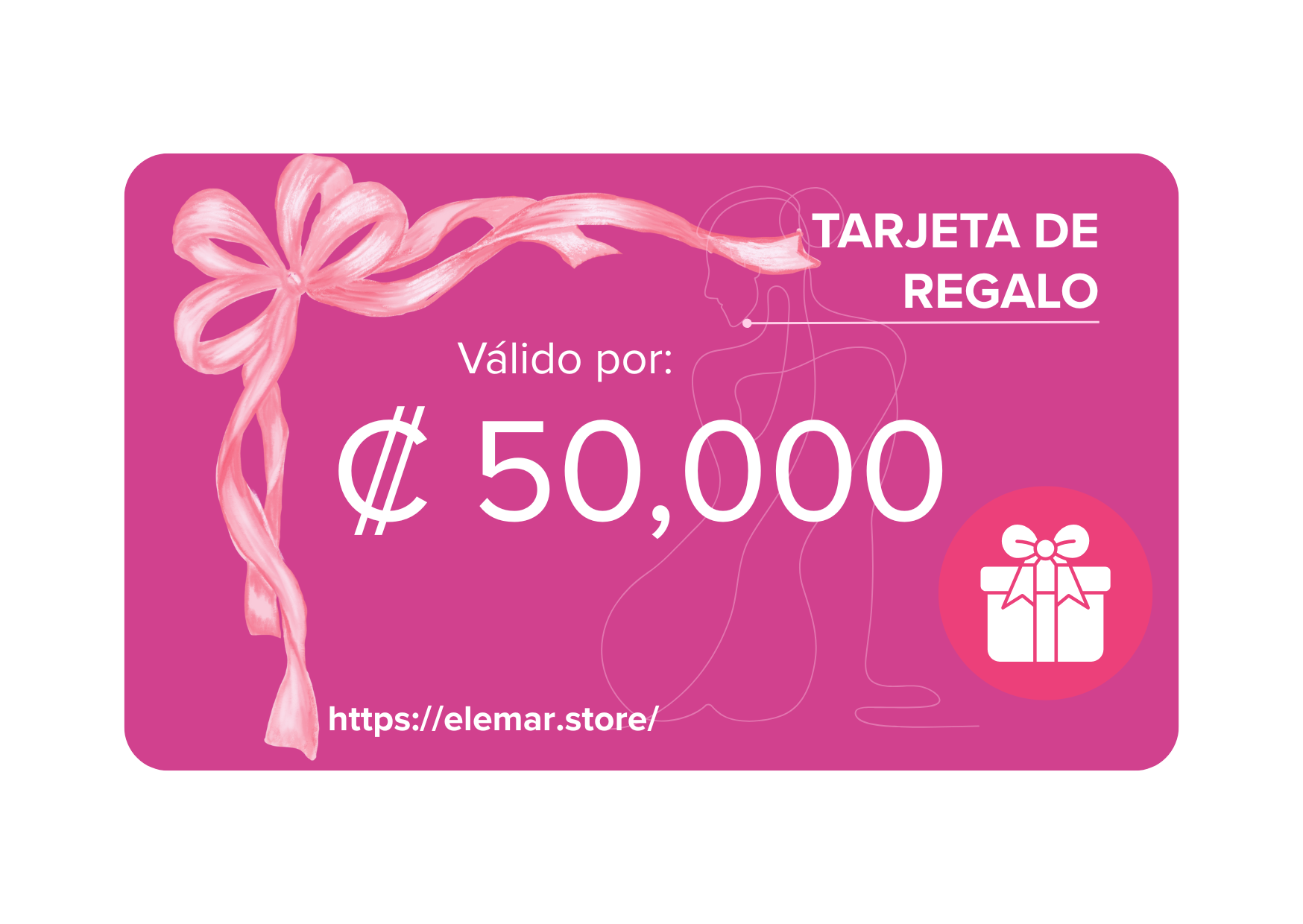 Tarjeta de regalo digital (el código llega al email)