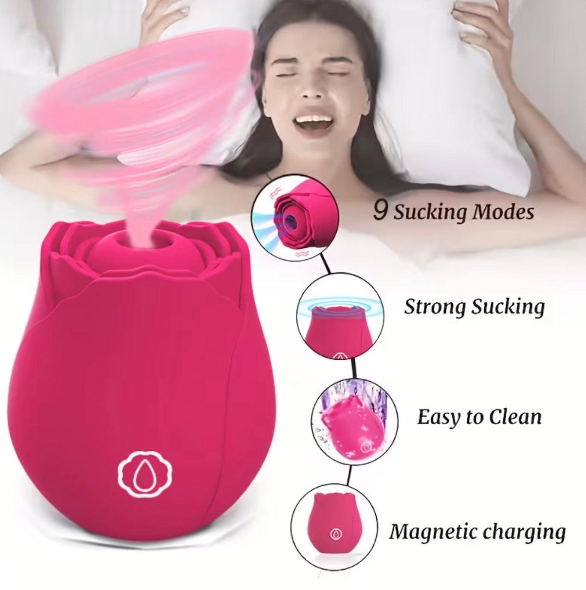Juguete Succionador Rosa