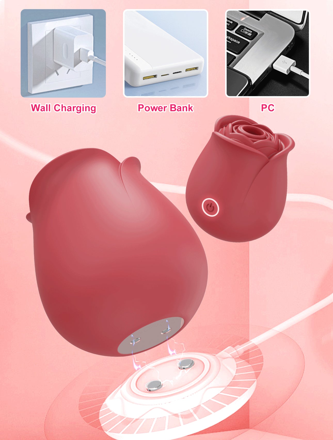 Juguete Succionador Rosa