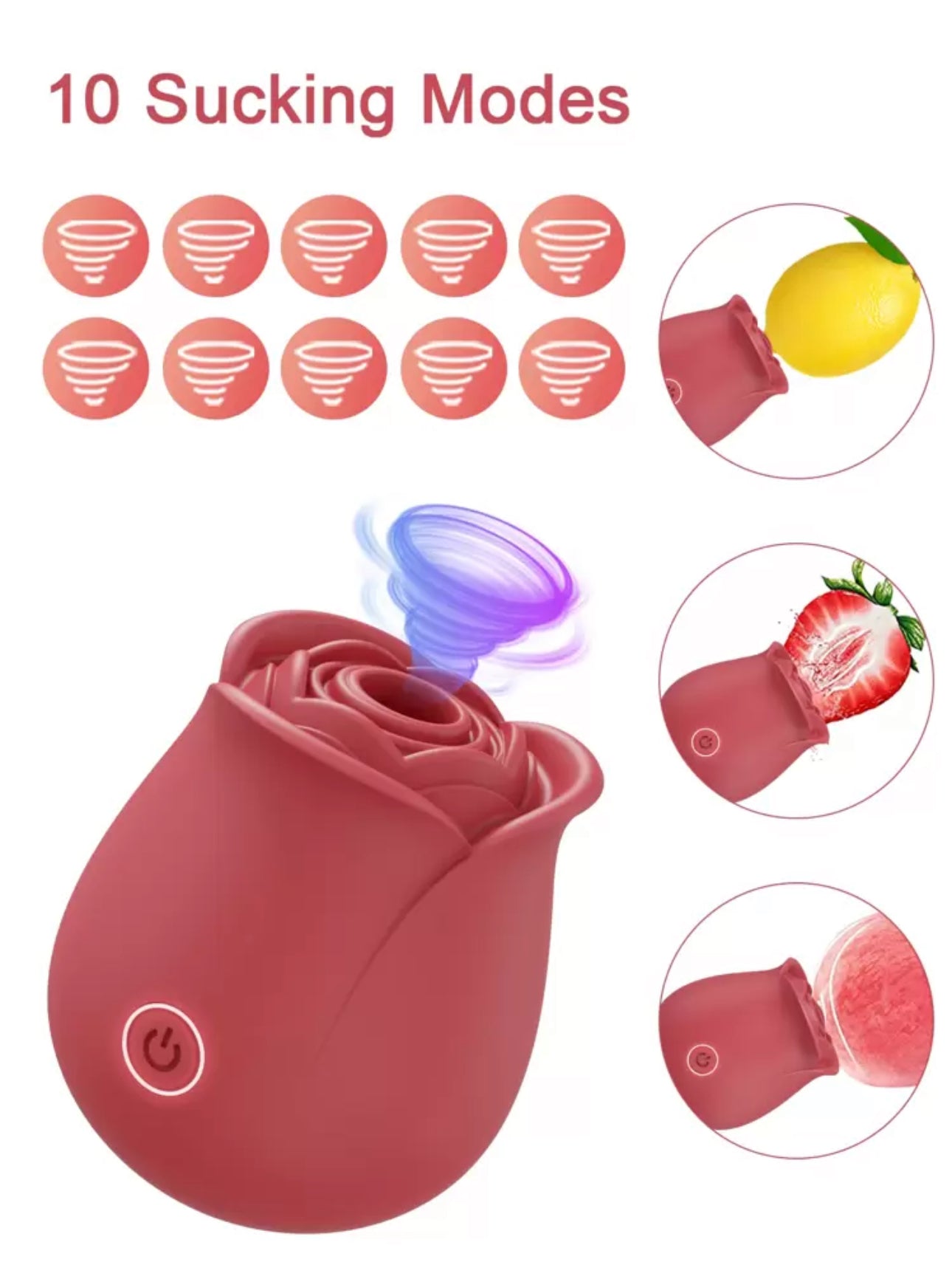 Juguete Succionador Rosa