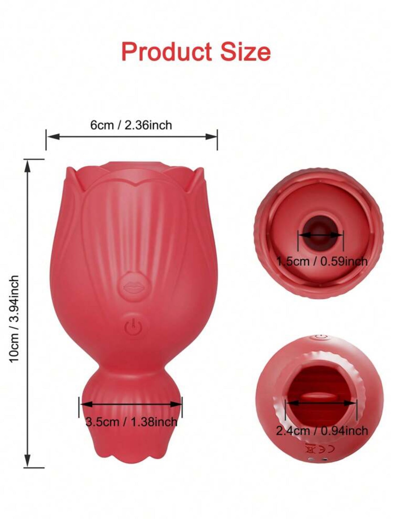 Juguete succionador y lamedor Rosa